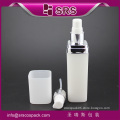 SRS free sample 50ml 120ml cosmetic PP white plastic empty bottle for skin care